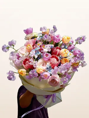 Bó Hoa Vườn Pastel Tươi Vui