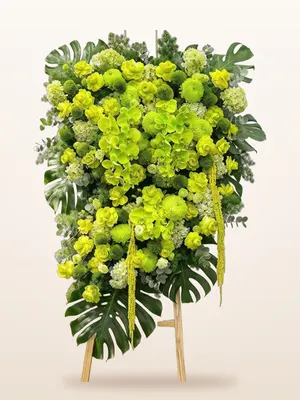 Kệ Hoa Xanh Lá Thịnh Vượng