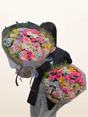 Bó Hoa Mix Sắc Màu